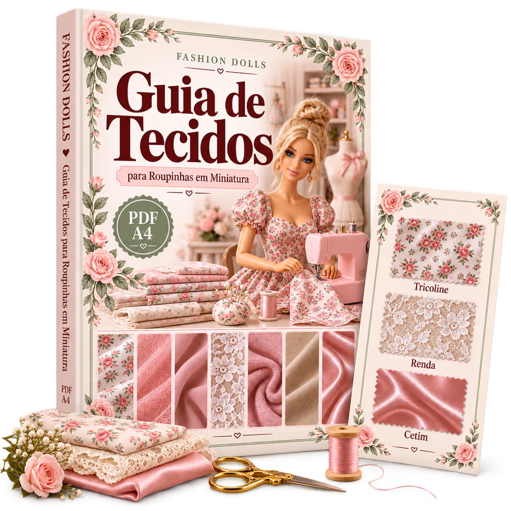 Imagem do bônus Guia de Tecidos para Roupinhas em Miniatura