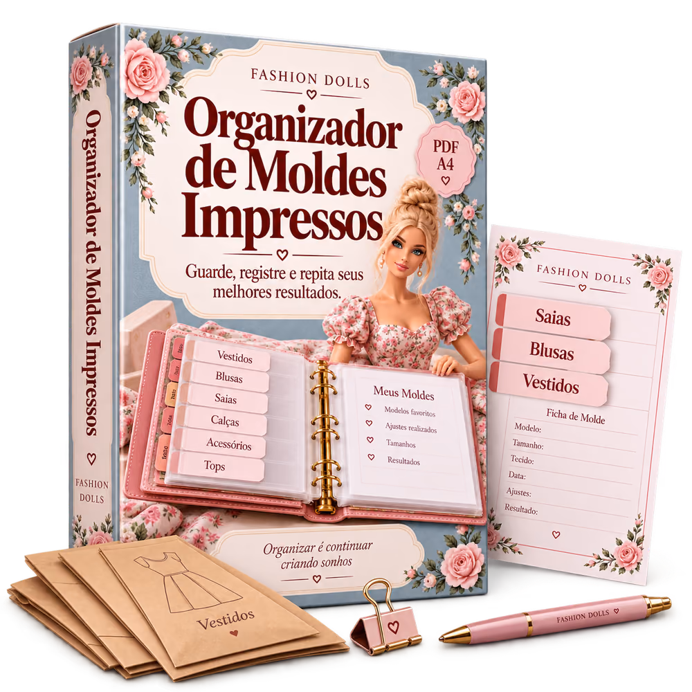 Imagem do bônus Organizador de Moldes Impressos