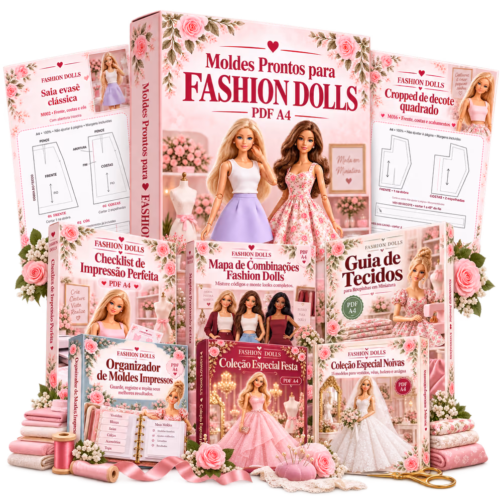 Plano Completo Fashion Dolls com os seis bônus